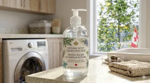 Natural ingredients in liquid hand soap | Ingrédients naturels dans le savon liquide pour les mains