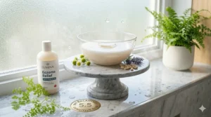 Icon representing the pH-balanced formula for sensitive skin.