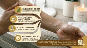 Essential body wash for dry skin protection during cold weather.