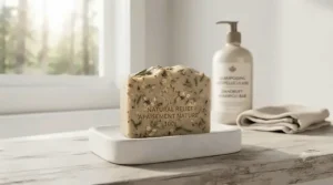 Eco-friendly plastic-free dandruff shampoo bar