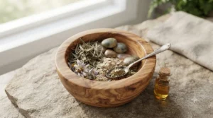 Organic ingredients in dandruff shampoo bar