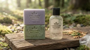Travel shampoo bar replacing plastic shampoo bottles